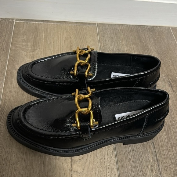 NEW! Steve Madden Black Leather Karmine Loafer - Size 6 - Picture 7 of 16